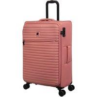 IT Luggage Lineation Soft Shell Cameo Suitcase Blush