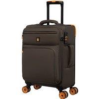 IT Luggage Compartment Soft Shell Suitcase Dark Brown