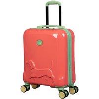 IT Luggage Daxie Hard Shell Kiddies Fusion Coral Suitcase Coral (Pink)