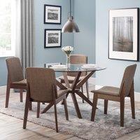 Kensington Set Of 2 Dining Chairs, Rubberwood