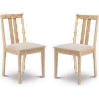 Rufford Set Of 2 Rufford Dining Chairs, Faux Suede