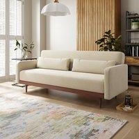 Penelope Slub Textured Chenille Clic Clac Sofa Bed