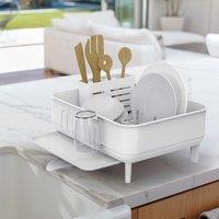 Simple Human White Stainless Steel Dishrack