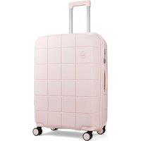 Rock Luggage Pixel Suitcase Pastel Pink