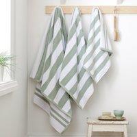 Bianca Cotton Reversible Stripe Cotton Towel