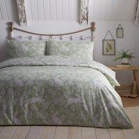 Dreams n Drapes Spring Rabbits Reversible Duvet Cover and Pillowcase Set