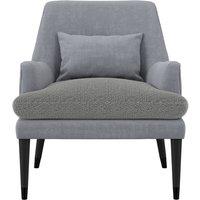 Montana Linen Blend and Shearling Accent Chair