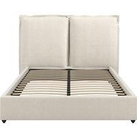 Sunday Pillow Back Bed Frame, Linen