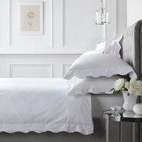 Appletree Boutique Scallop Edge 200 Thread Count Cotton Duvet Cover and Pillowcase Set