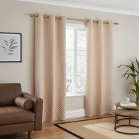 Padded Corduroy Eyelet Curtain