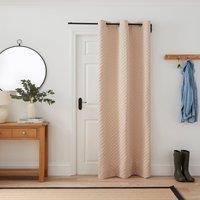 Padded Corduroy Eyelet Curtain