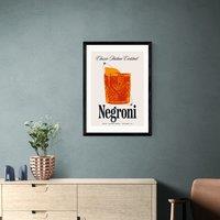 East End Prints Negroni Print by HollieGraphik