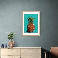 East End Prints Pineapple Print by Rocket 68 Print by Jil White