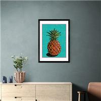 East End Prints Pineapple Print by Rocket 68 Print by Jil White
