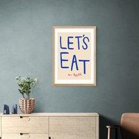 East End Prints Let's Eat Print by SimplyExtraJordanary