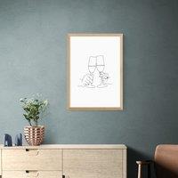 East End Prints Champagne Toast Print by Sundry Society