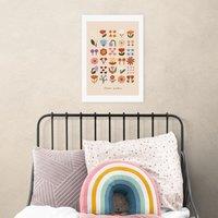 East End Prints Flower Garden Soft Pink Print by Kid of the Village