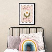 East End Prints Good Vibes Daisy Print by Kid of the Village