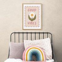 East End Prints Good Vibes Daisy Print by Kid of the Village