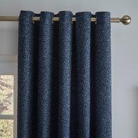 Lorna Boucle Thermal Eyelet Curtains