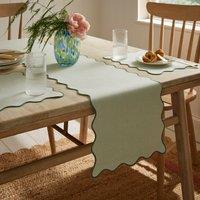 Scalloped Edge Table Runner