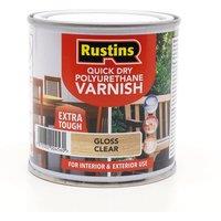 Rustins 250ml Clear Gloss Poly Varnish