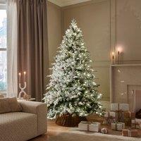 6.5ft Pre-Lit Frosted Winterfold Christmas Tree