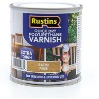 Rustins 250ml Pine Satin Poly Varnish