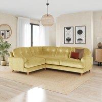 Martha Vintage Velvet Full Corner Sofa