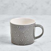 Embossed Heart Mug