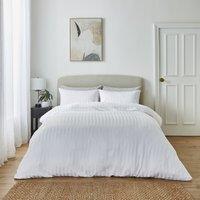 Super Soft Microfibre Stripe Duvet Cover and Pillowcase Set