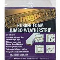 Stormguard Jumbo Rubber Foam Weather Strip