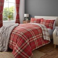 Catherine Lansfield Kelso Check Duvet Cover & Pillowcase Set