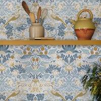 William Morris Strawberry Thief Wallpaper