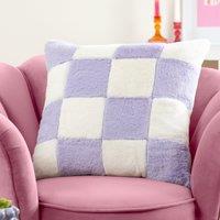 Heya Home Cozee Check Square Cushion