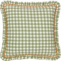 furn. Maude Gingham Cotton Square Cushion