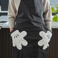 Disney Monochrome Mickey Mouse: Cotton Apron & Pockets