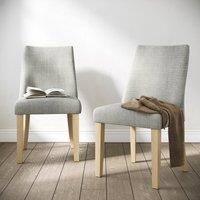 Cara Set of 2 Dining Chairs, Luna Fabric