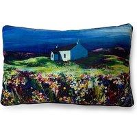 The Art Group Avril Thomson Smith Summer Shades Velvet Rectangle Cushion