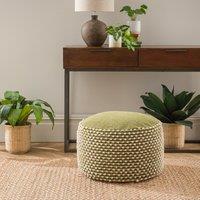 Jersey Bobble Round Pouffe