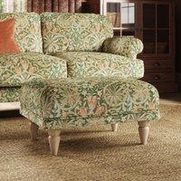 Jolene William Morris Woodland Weeds Print Velvet Footstool