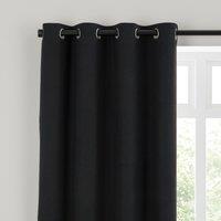 Luna Brushed Blackout Eyelet Curtains