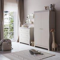 Little Acorns Celeste 3 Drawer Chest and Wardrobe Nursery Set