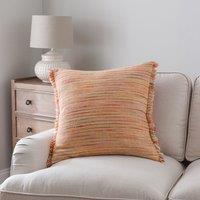 Ava Fringe Cotton Square Cushion