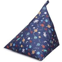 Kaikoo Kids Space Print Triangle Beanbag