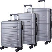 Rock Luggage Set of 3 Lisbon Hard Shell Suitcases