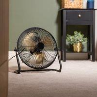 Russell Hobbs 12 Inch Brushed Gold Floor Fan