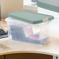 Wham Clip Pack of 4 Rectangle Storage Boxes With Lids