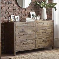 Homer 6 Drawer Wide Chest, Pine