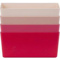 Wham Studio Set of 4 Plastic Storage Basket 4.02